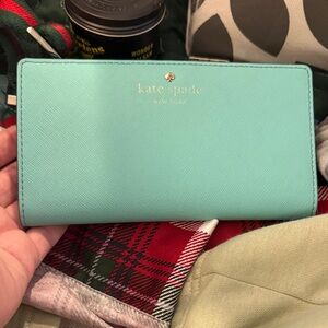 Kate Spade Aqua Blue Wallet